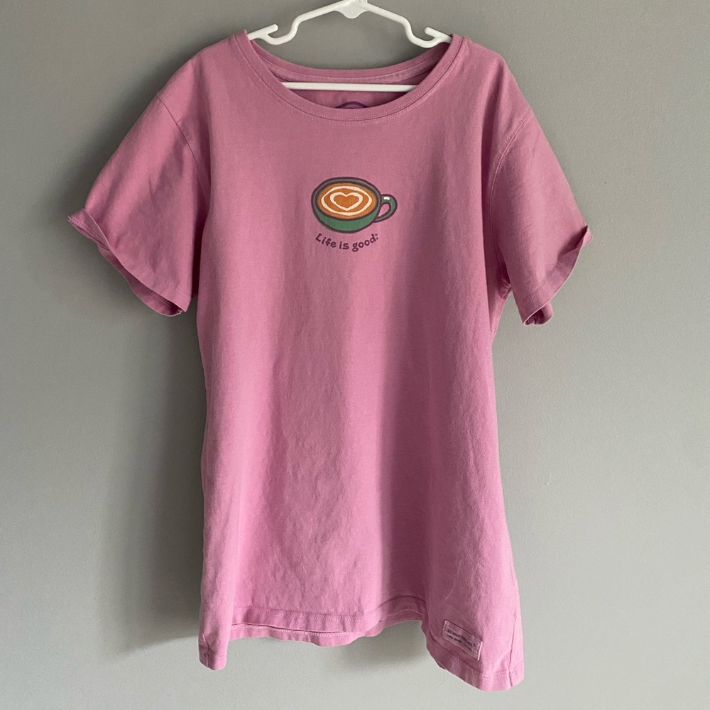 pink life is good tee!!